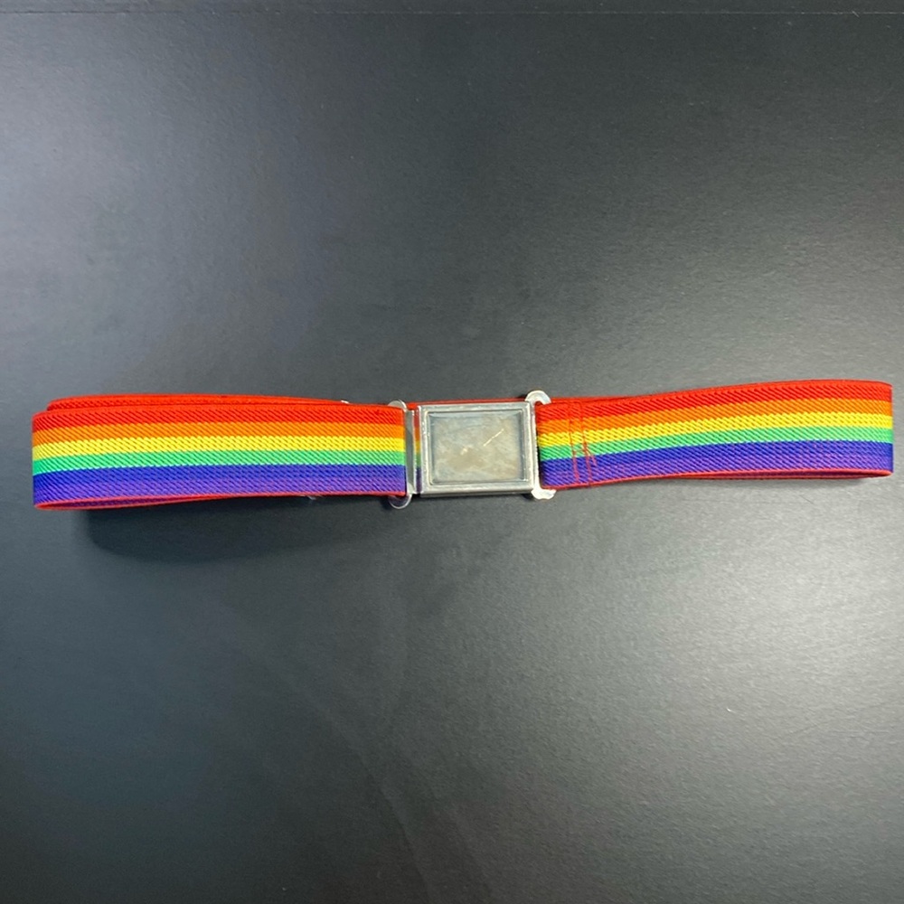 Rainbow Colorful Belt Adjustable Kids Elastic Magnetic Belt
